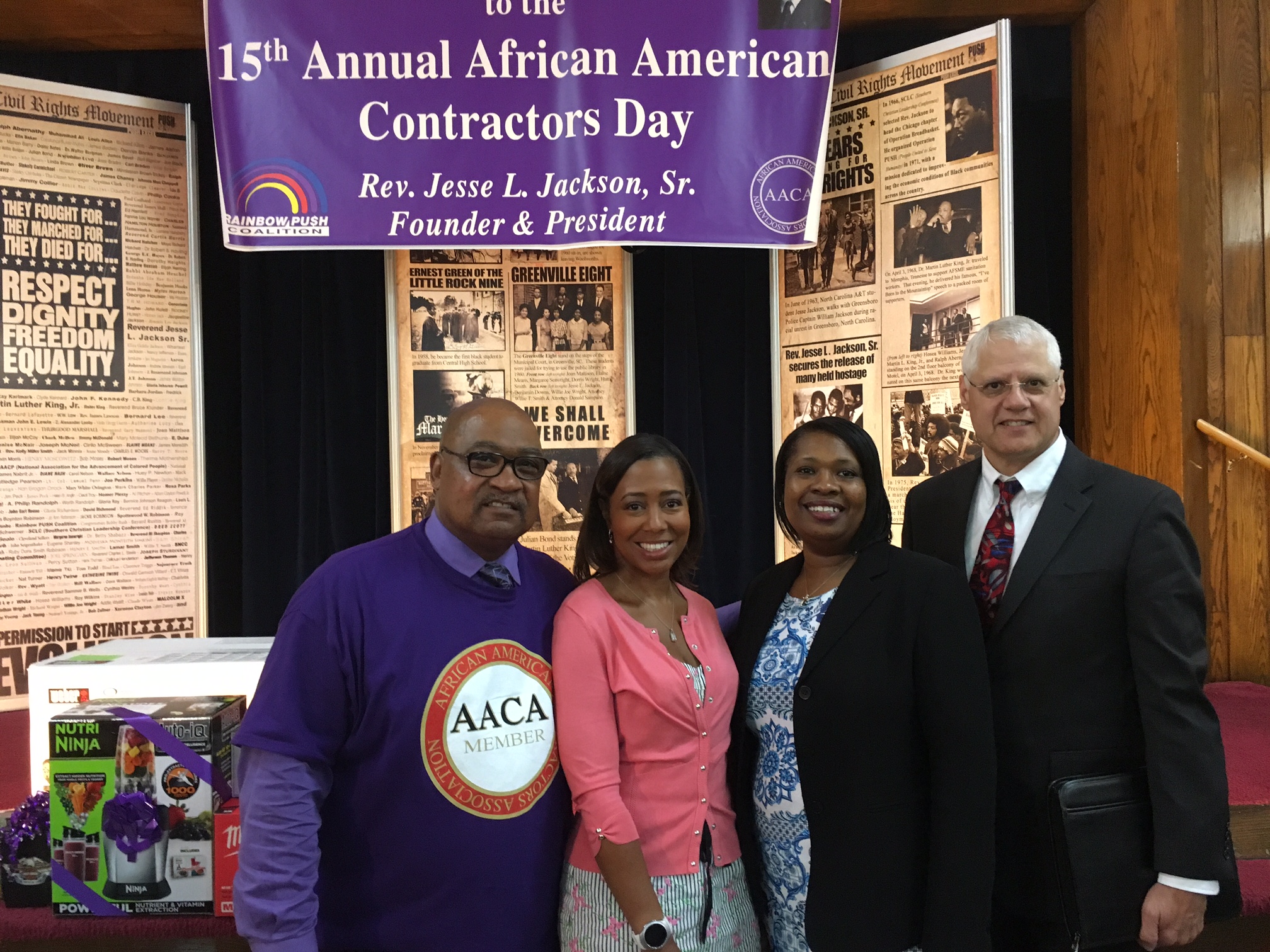 Committeeman Pedersen at the 15th Annual African American Contractors Day