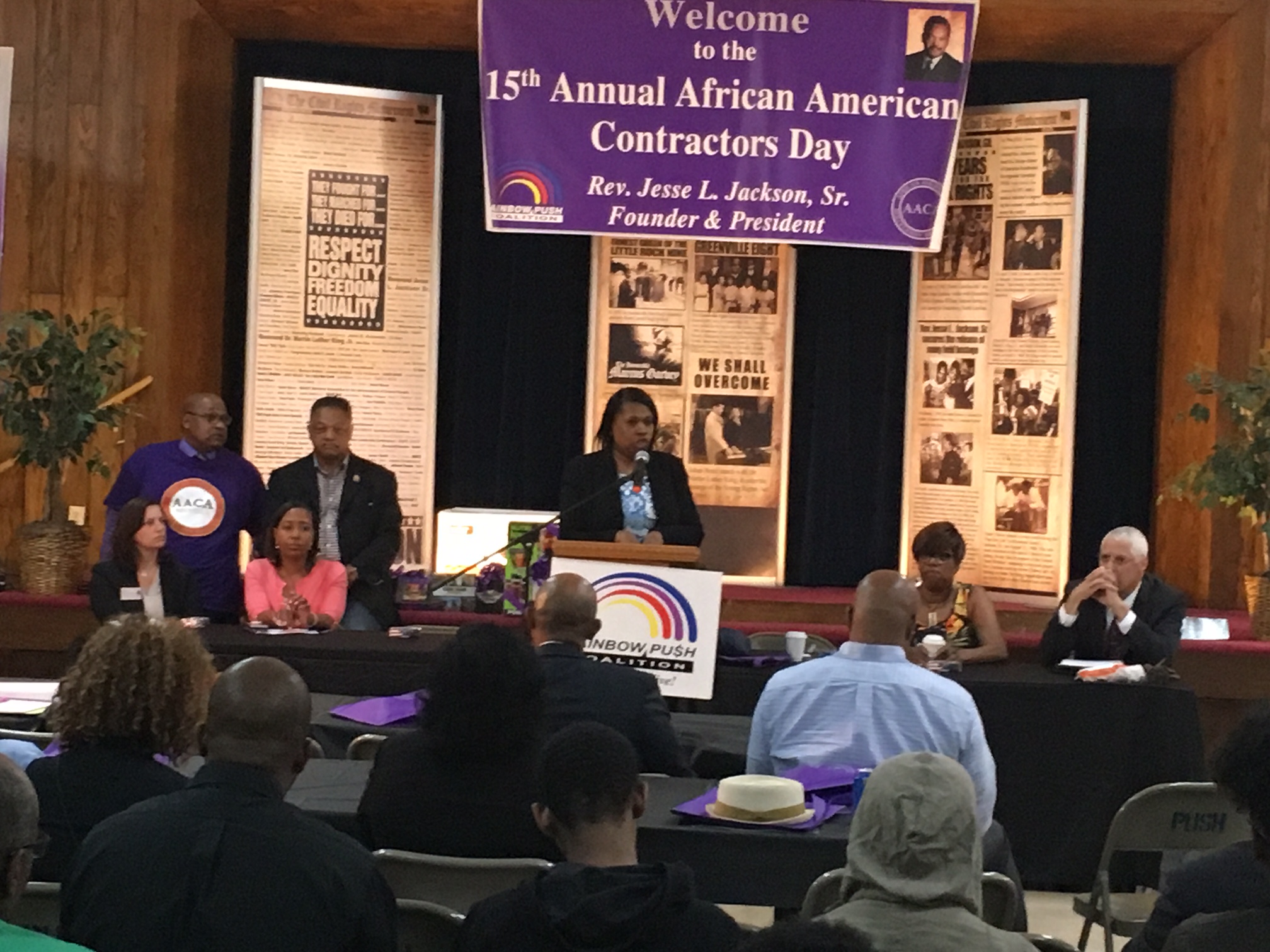 Committeeman Pedersen at the 15th Annual African American Contractors Day